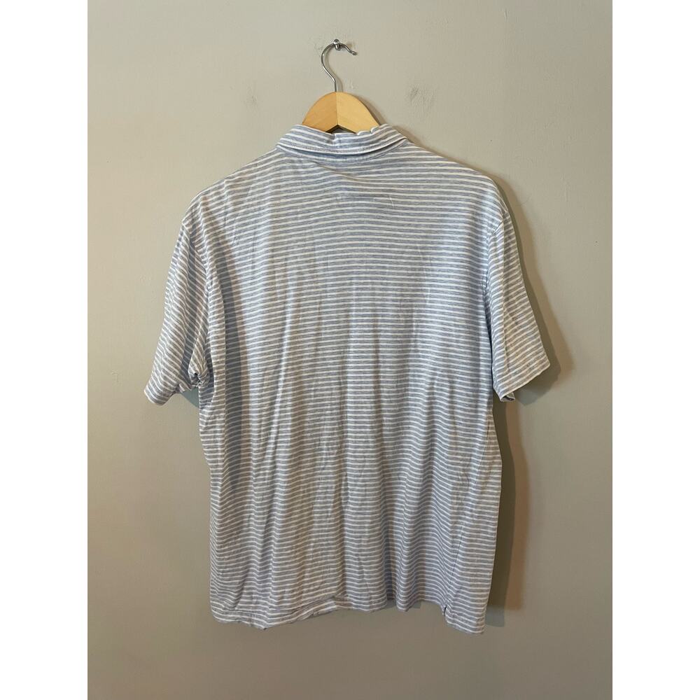 Peter Millar Collection Stripped Collared Polo Sh… - image 3